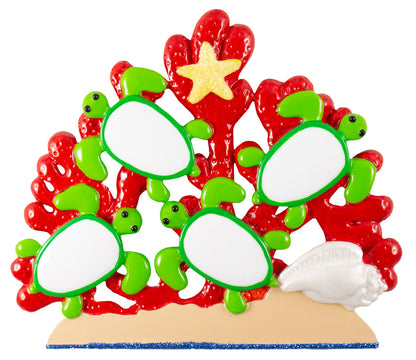 NT294: Sea Turtle Coral Family-4