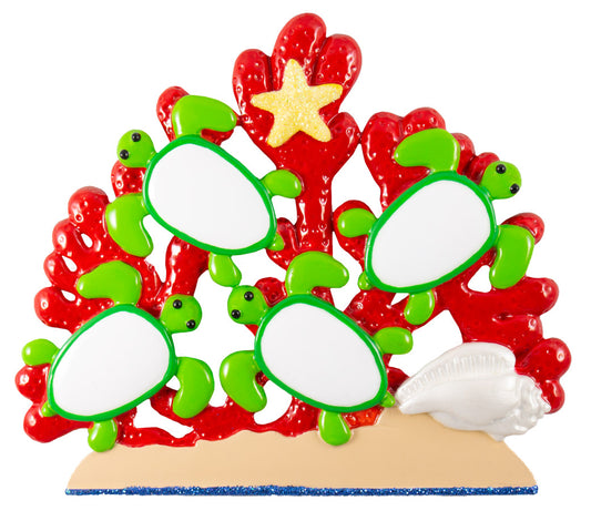 NT294: Sea Turtle Coral Family-4