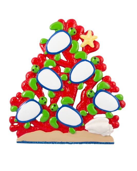 NT296: Sea Turtle Coral Family-6