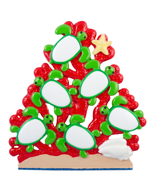 NT296: Sea Turtle Coral Family-6