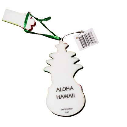 NT337T: Christmas Pineapple W/ Tag - 24 Pack