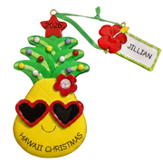 NT337T: Christmas Pineapple W/ Tag - 24 Pack