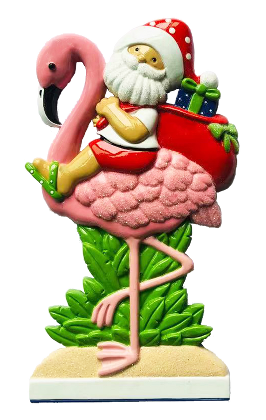 NT338: Santa & Flamingo
