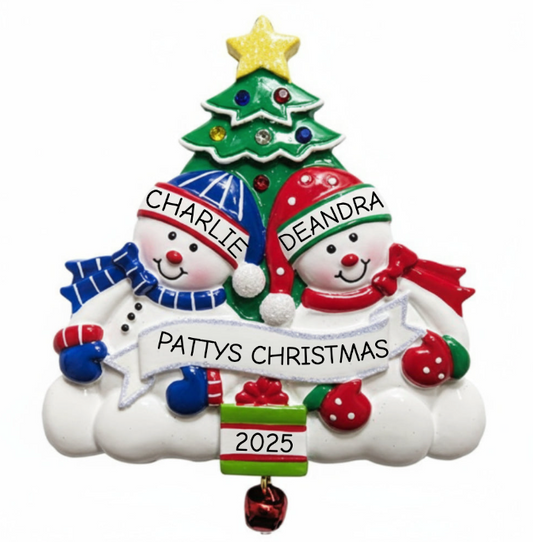 LR110: SNOW COUPLE W/ BELL