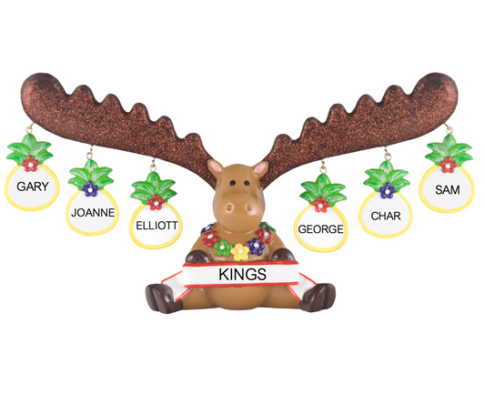 LR306T: Tropical Moose Figurine - Family 6