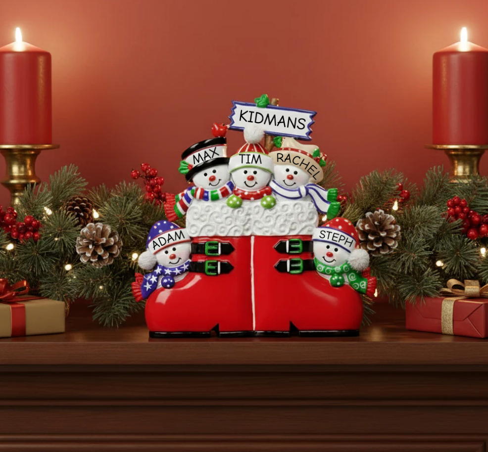 CR445: Snowman Boots Family-5