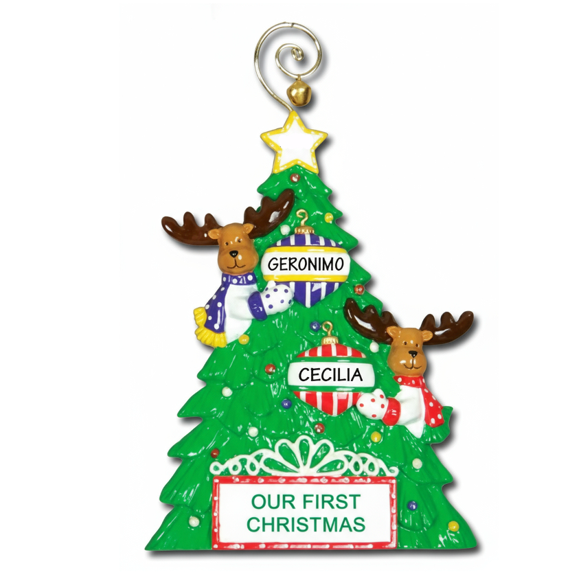 CR102F: Our First Christmas Tree TableTopper