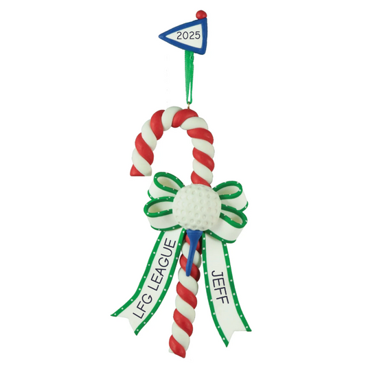 CL255: GOLF CANDY CANE