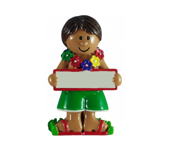 LR215B: Tropical Boy Table Topper