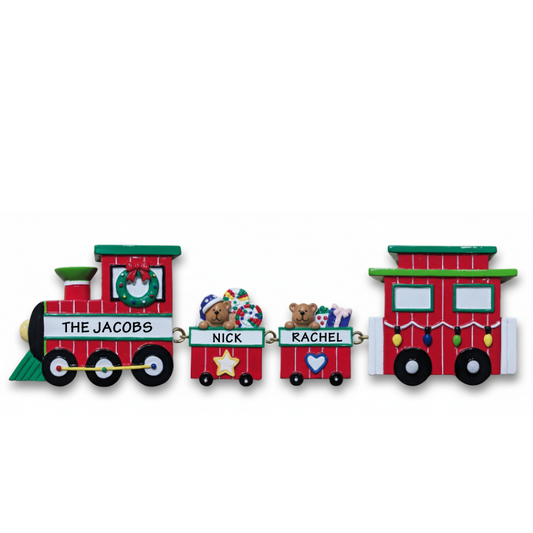 LR109N_LR209: Tabletop Train Set + 2 Train Carts (4-piece set)