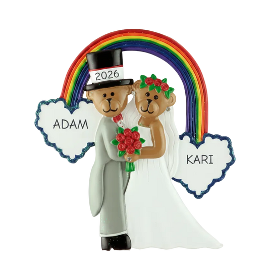 CR159: Wedding Rainbow Couple