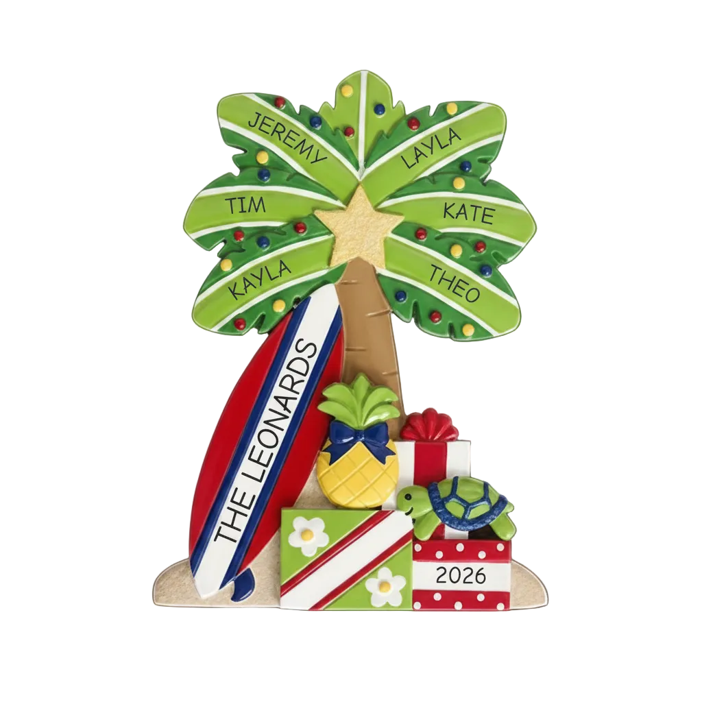 NT192: Tabletop Palm Tree w/ Gifts
