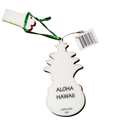 NT337T: Christmas Pineapple W/ Tag