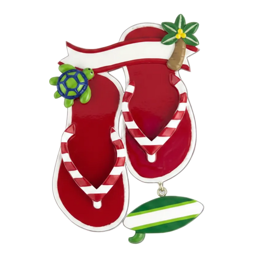 KK430: Surfboard Flip Flops - 24 Pack
