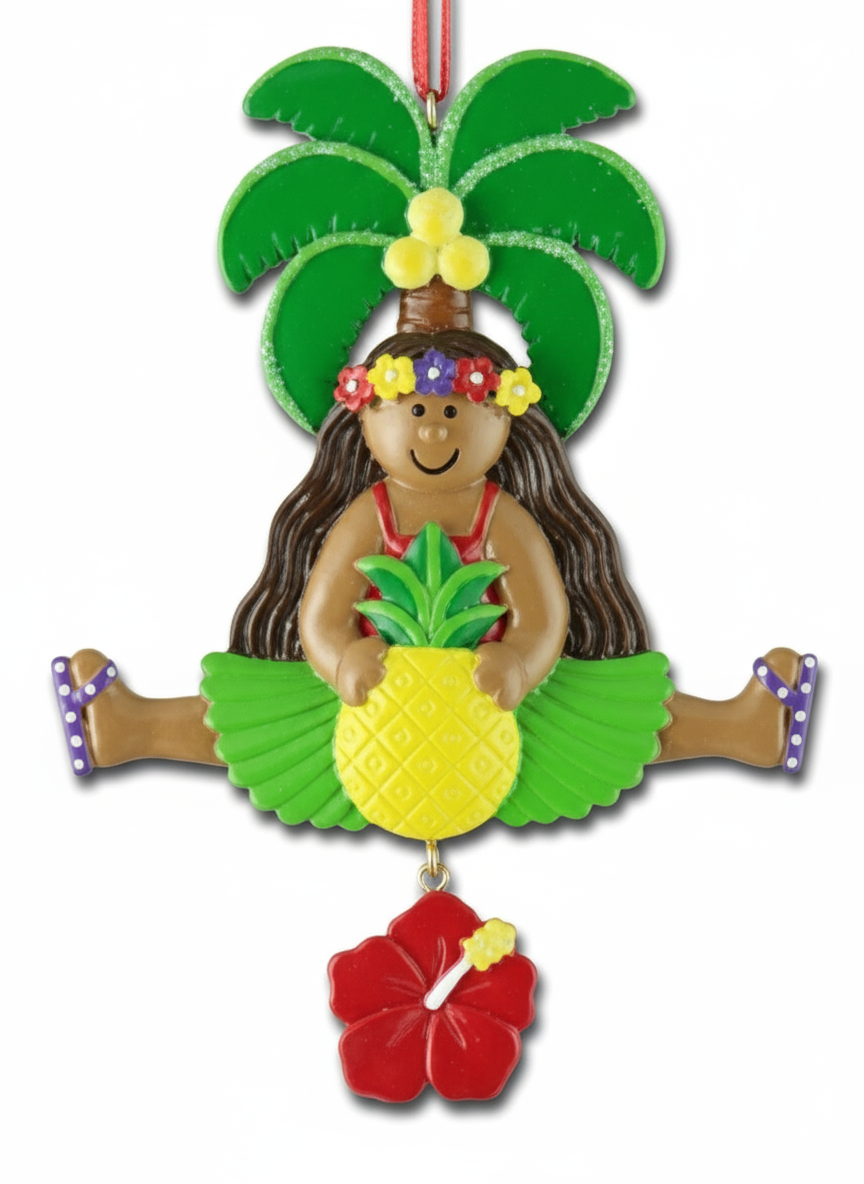 LR117: Hula Girl w/ Pineapple