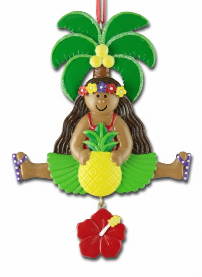 LR117: Hula Girl w/ Pineapple