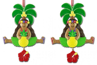 LR117: Hula Girl w/ Pineapple