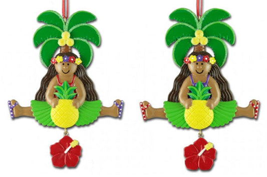 LR117: Hula Girl w/ Pineapple