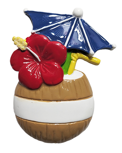 LR230M: Coconut Drink Magnet