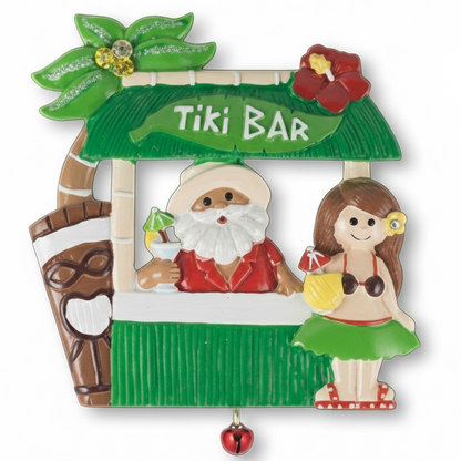 NT199: Tiki Bar w/Red Hibiscus