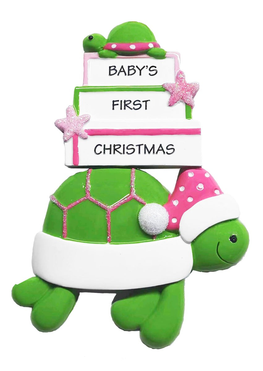 NT353G: Baby Girl Turtle W/ Gifts 3