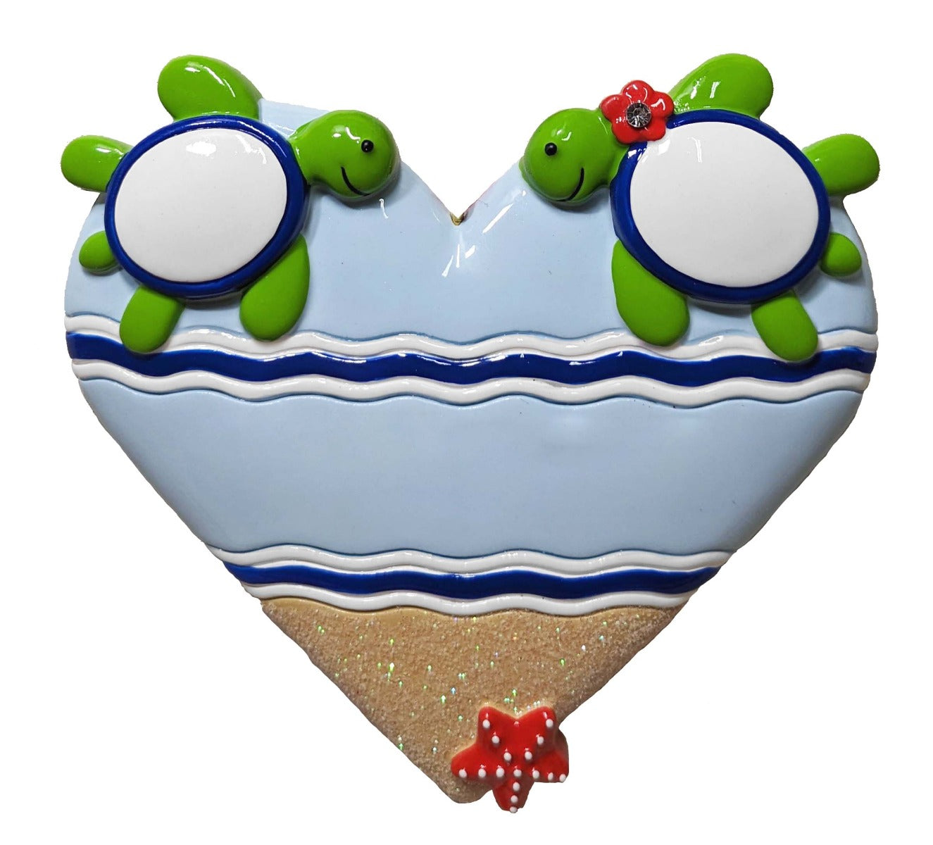 NT371: Sea Turtle Heart Couple