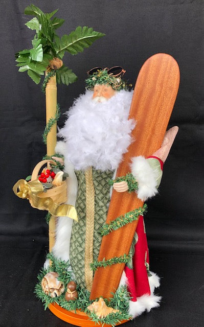 WSS210 WAIKIKI SURF SANTA RED PLUMERIA (*SHIPPING AND HANDLING INCLUDED)