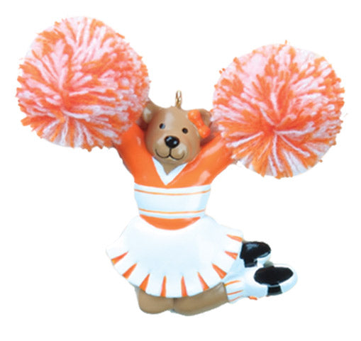 SP124OR : Orange Jump Cheerleader