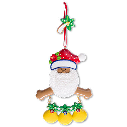 CR183N: New Tropical Santa w/ 3 Pineapples