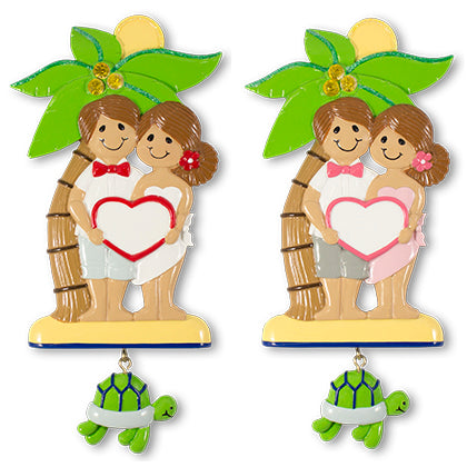 CR501: Tropical Wedding w/ Heart - 24 Pack