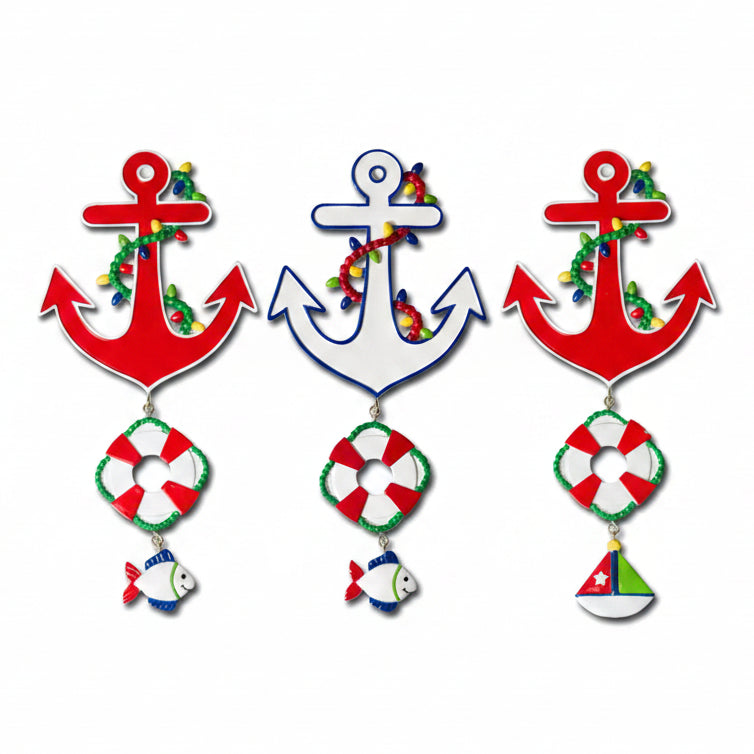 NT161: Anchor & Life Preserver - 36 Pack