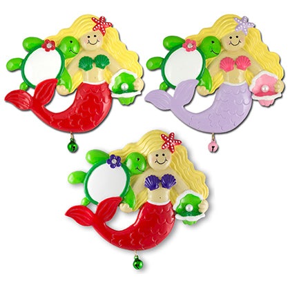 NT180: Blonde Mermaid w/ Bell - 24 Pack