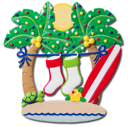 NT182: Palm Trees with Stockings - Family-2