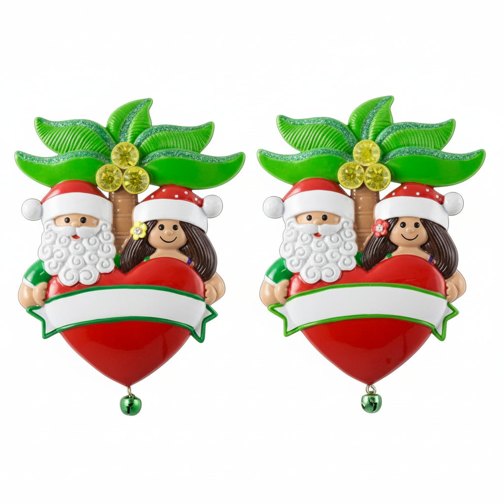 NT214: Tropical Couple w/ Heart