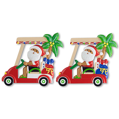 NT232: Golf Cart Santa