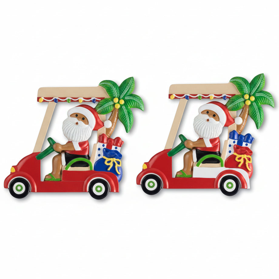 NT232: Golf Cart Santa