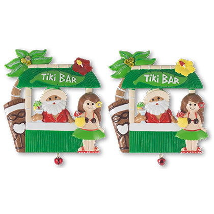 NT199: Tiki Bar w/Red Hibiscus