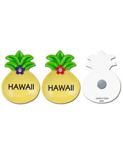 127HM: Pineapple "HAWAII" Magnet