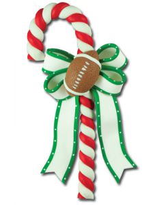 CL299: FOOTBALL CANDY CANE