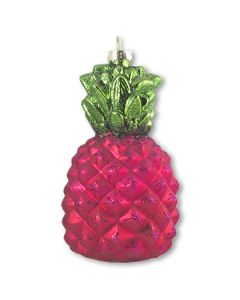 GLS200DKP: Dark Pink Glass Pineapple