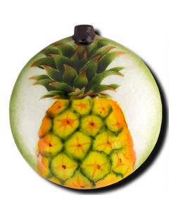 KBC101: Pineapple Capiz Ornament