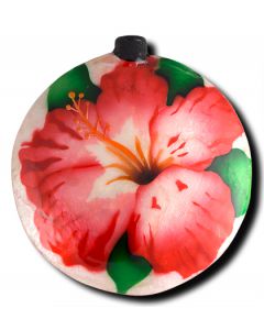 KBC102 : Hibiscus Capiz Ornament