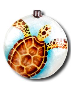 KBC103: Turtle (Large Brown) Capiz Ornament