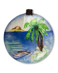 KBC123: Outrigger Capiz Ornament