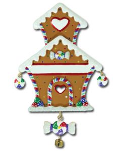 LR111: DELUXE GINGERBREAD HOUSE & CANDY W/ BELL