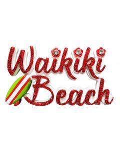 256S:  Waikiki Beach w/ Surfboard