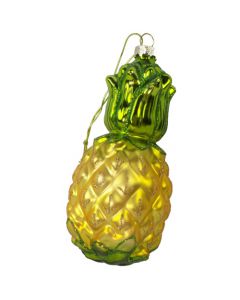 BOW130 GLASS PINEAPPLE ORNAMENT