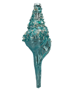 HZZ131: Aqua Glass Shell