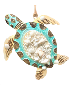 KBC144 SEA TURTLE w/SHELL ORN