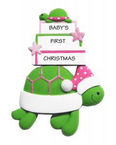 NT353G: Baby Girl Turtle W/ Gifts 3